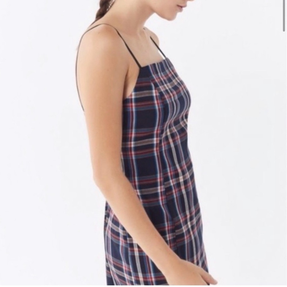 Urban Outfitters Medium‎ Women’s Tartan Plaid Mini Dress Festive